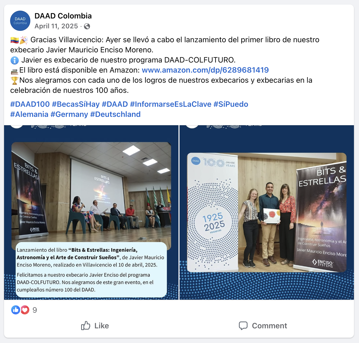 DAAD Colombia – Book Launch in Villavicencio 2022
