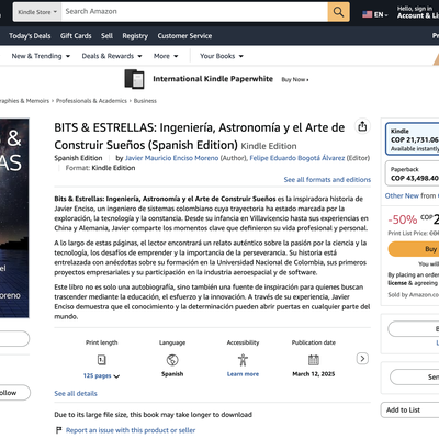 BITS DE ESTRELLAS – Book on Amazon by Javier Enciso
