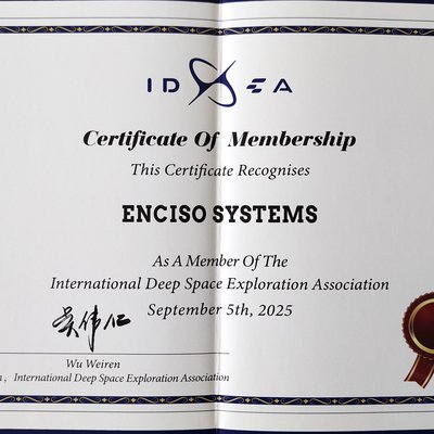 Enciso Systems IDSEA Certificate of Membership