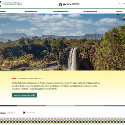 Designated National Authority of Angola Website