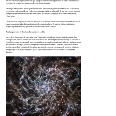Colfuturo – The Engineer Working With World Astronomy Leaders From Villavicencio