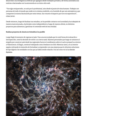 Colfuturo – The Engineer Working With World Astronomy Leaders From Villavicencio