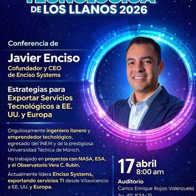 Javier Enciso Keynote at Feria Tecnológica de Los Llanos 2026
